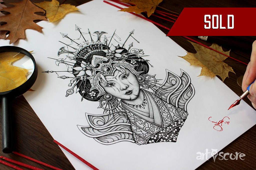 "Queen" original drawing