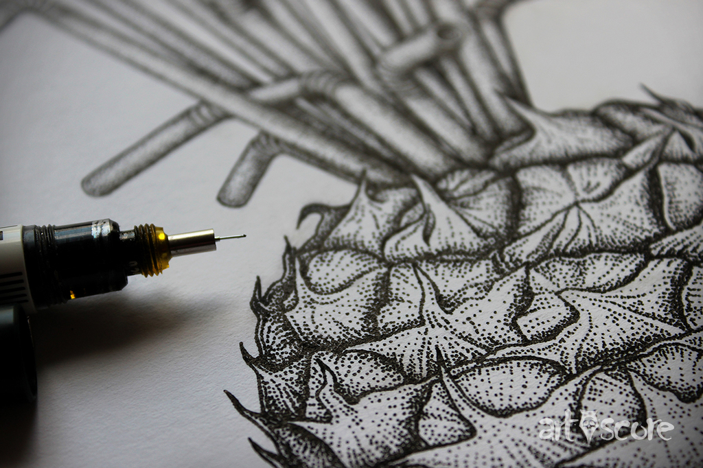 Pineapple straws