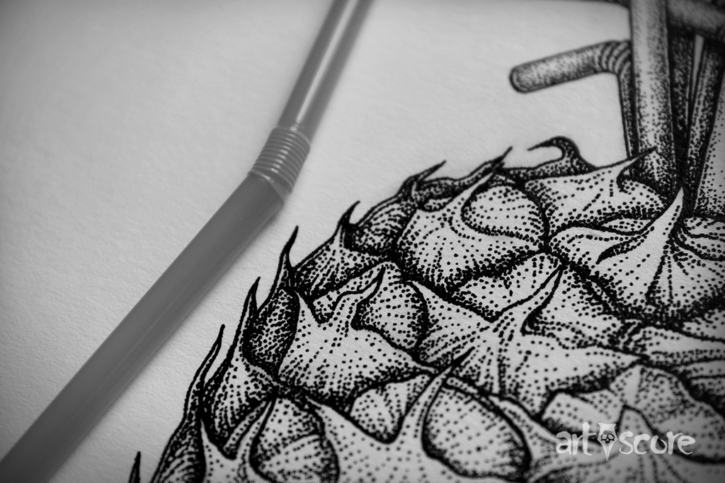 Pineapple straws