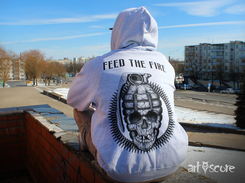 "Feed the fire" t-shirts