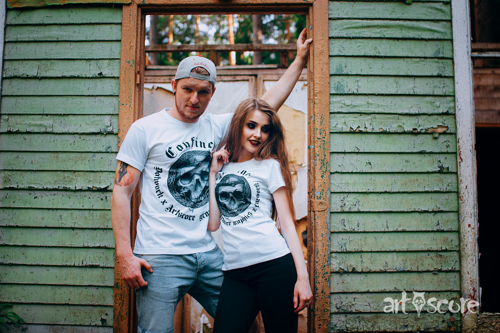 "Confined" t-shirts